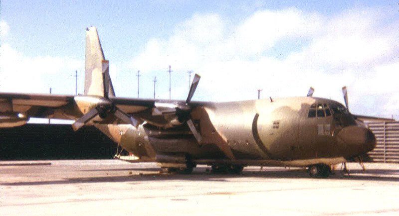 WC-130A 56-0522 on Guam